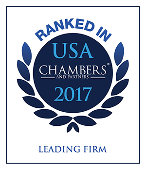 Ranked In USA Chambers and Partners 2017 Leading Firm