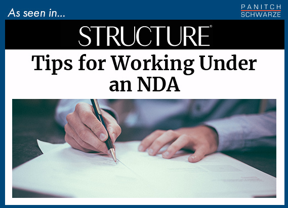 Tips for Working Under an NDA graphic
