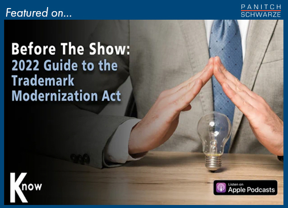 Before the Show: 2022 Guide to the Trademark Modernization Act graphic